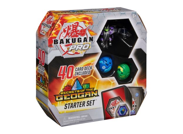 پک 3 تایی Starter Set باکوگان سری Bakugan Pro مدل مشکی, image 