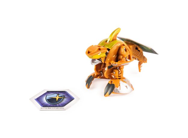 پک تکی Ultra باکوگان Bakugan سری GeoGan Rising مدل Sharktar Gold, image 3