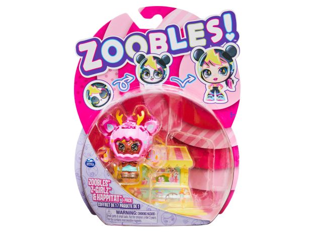 عروسک زووبلز Zoobles Z-Girlz مدل Doe-Sie Daisy, image 