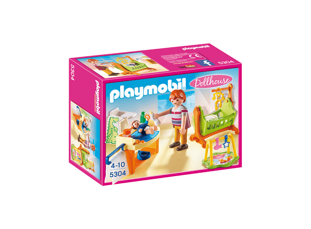 پلی موبیل اتاق بچه به همراه گهواره (playmobil), image 