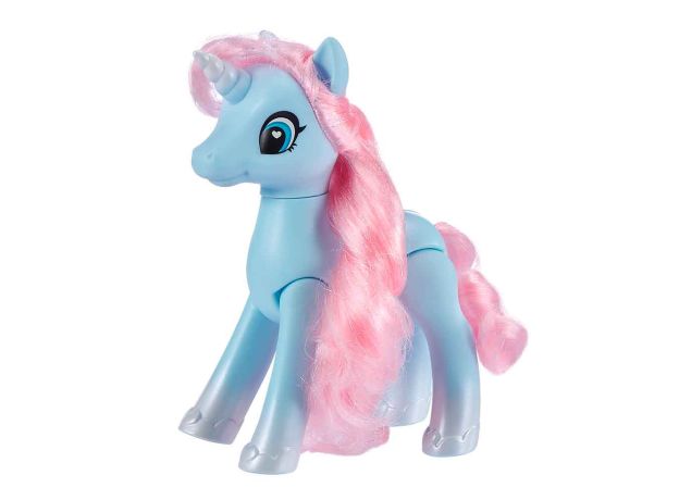 يونيکورن رنگی Sparkle Girlz با شاخ آبی و موهای صورتی, تنوع: 100374-Unicorns and ponies Blue and Pink, image 