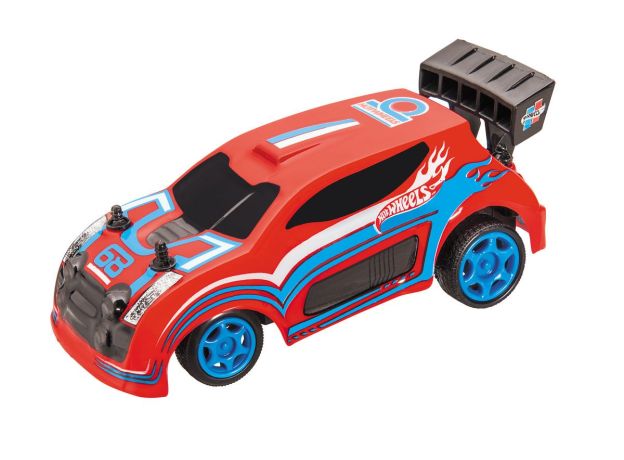 ماشین کنترلی Hot Wheels سری Race Team مدل قرمز آبی با مقیاس 1:28, image 2